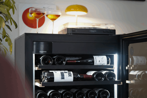 header image for blog. wine fridge