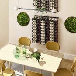 W Series Presentation Row Metal Wine Rack