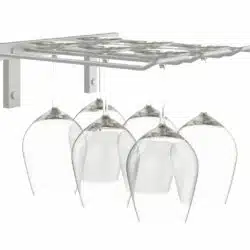 W Series Stemware Rack 3D in Cool Gray (special order finish)
