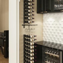 W Series Metal Wine Glass Rack