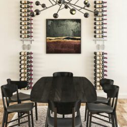W Series Metal Wine Glass Rack
