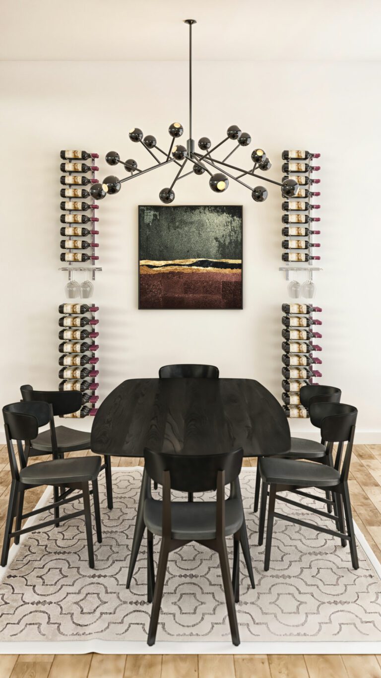 W Series Metal Wine Glass Rack