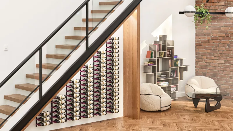 W Series Under the Stairs Kit in a modern home