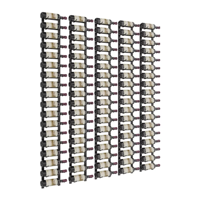 W Series Feature Wall 6 (wall mounted metal wine rack kit