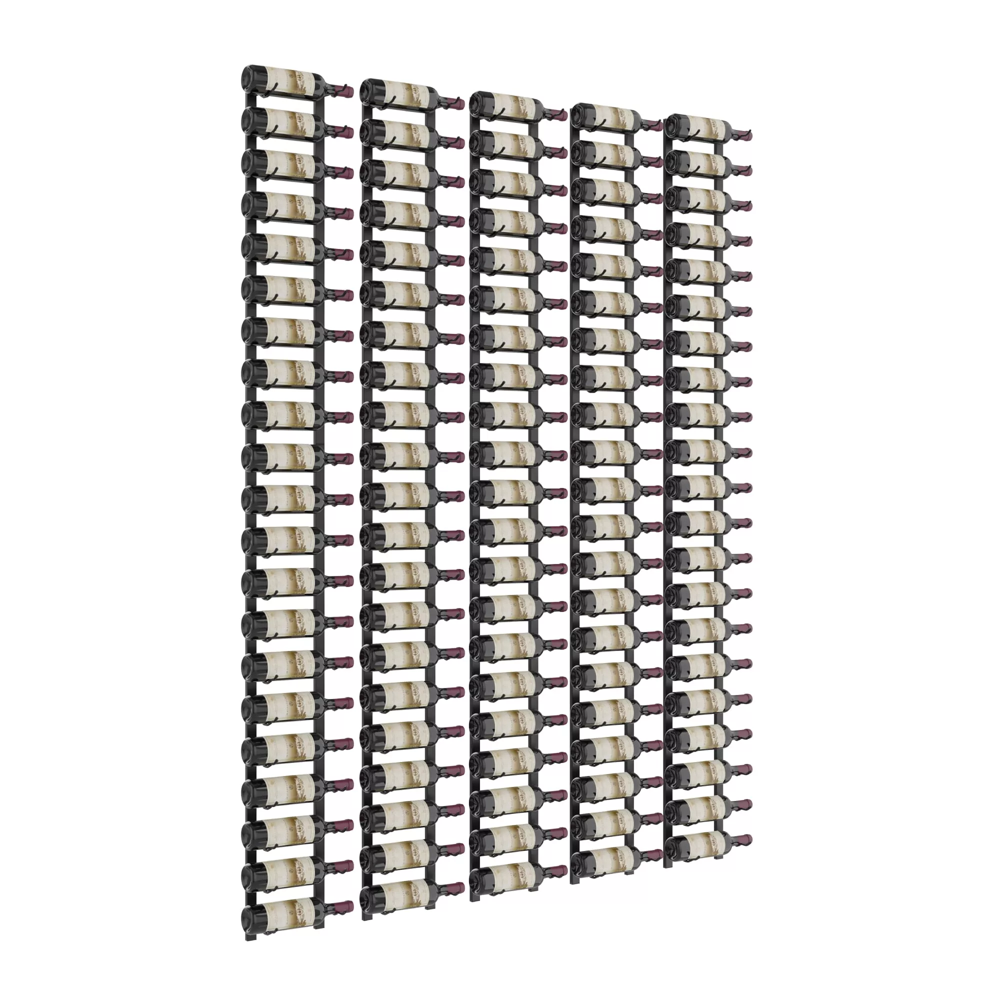 W Series Feature Wall 7 (wall mounted metal wine rack kit