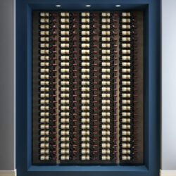 W Series 8 Wall Mounted Metal Wine Rack