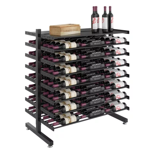 Evolution Island Display Retail Wine Rack