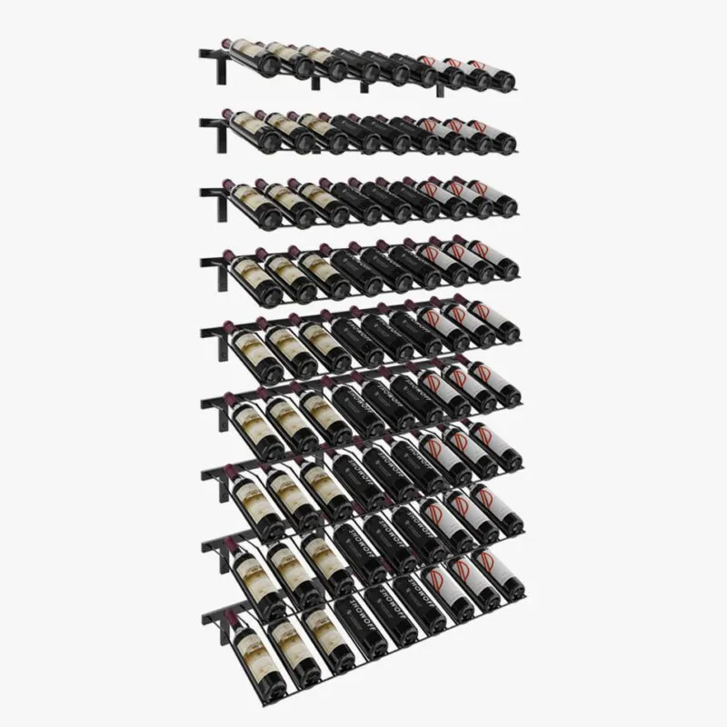 W Series Waterfall (wall mounted metal wine rack kit) VintageView