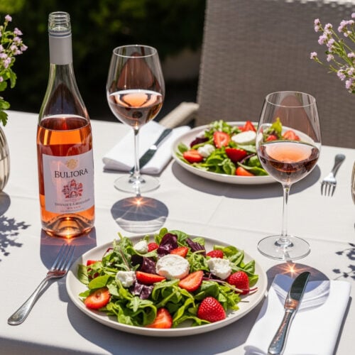 salad on table spring