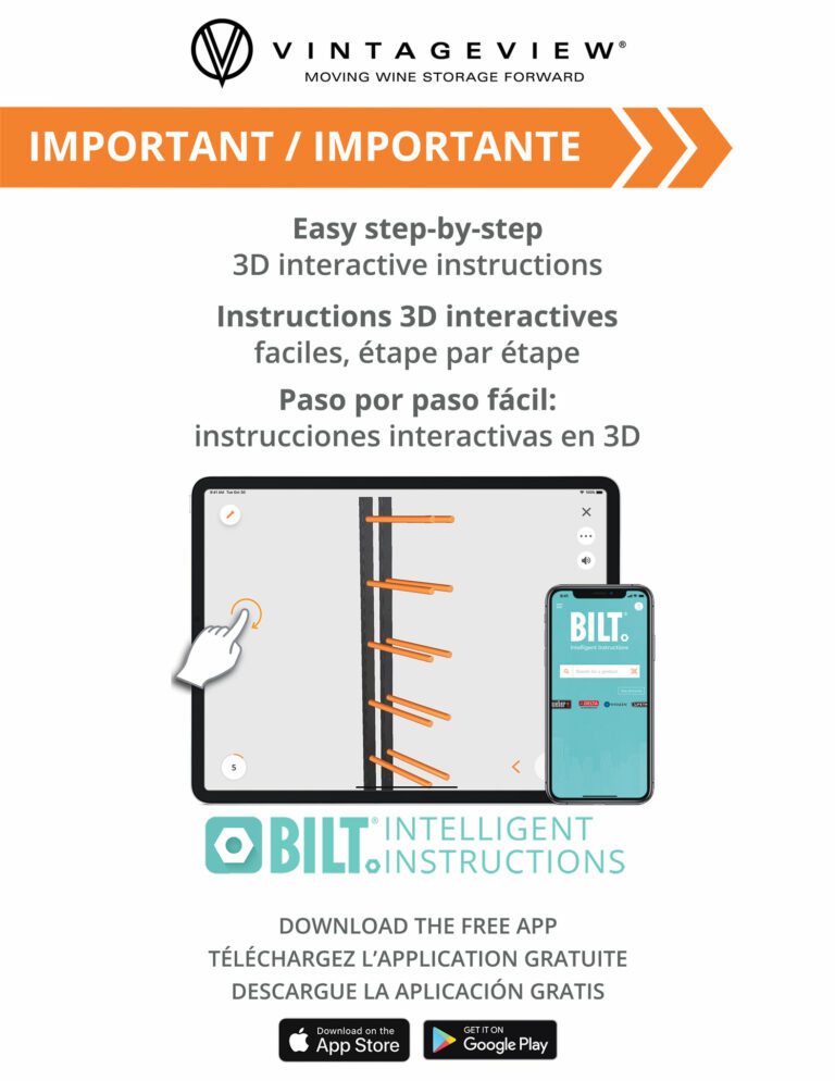 Vino Rails are on Bilt 3D App