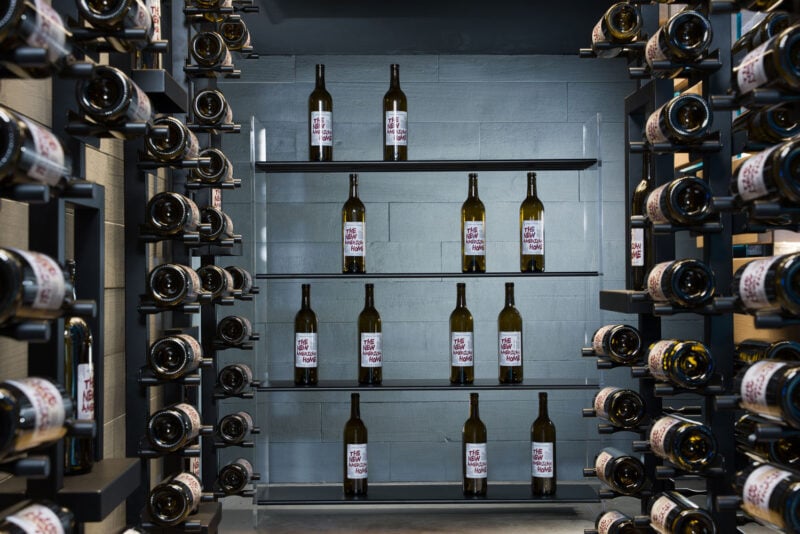 The inside of the wine cellar at The New American Home 2026.