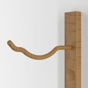 Close up of the W Series Wine Rack with custom Vivid Grain Number 35, wood like dip treatment.