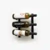 W Series Wine Rack 1 (modern wall mounted metal bottle storage)